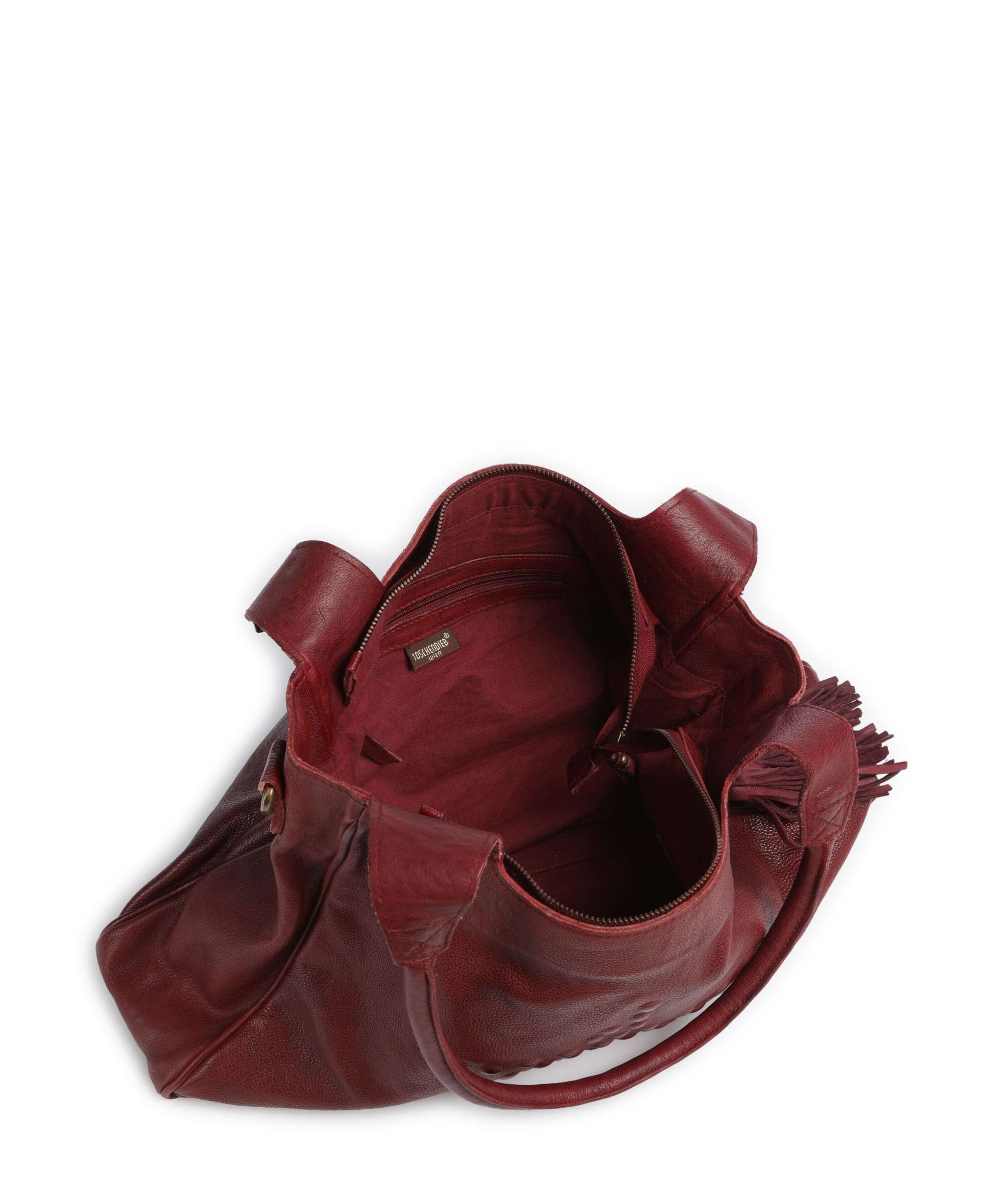 Taschendieb Wien Sternbergstrasse 2 Tote bag red burgundy