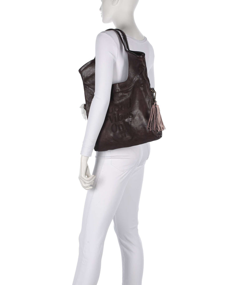 Taschendieb Wien Gutstrasse 2 Hobo bag mokka