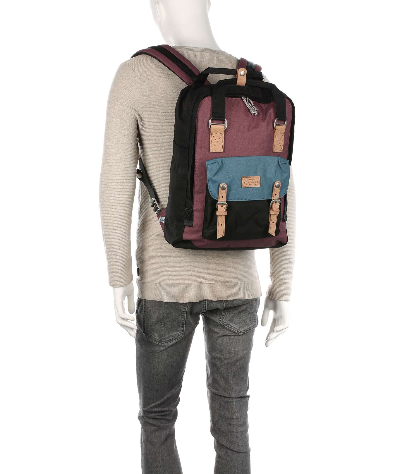 Doughnut Reborn Macaroon Large Backpack pink